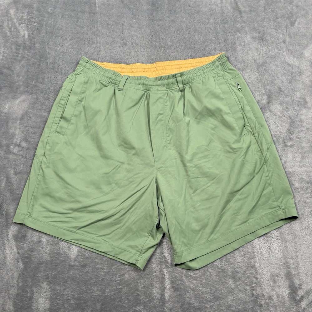Birddogs Shorts Mens 3XL XXXL Green Athleisure Training Lined Stretch Hybrid